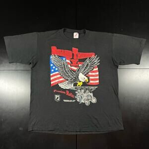 Vintage 1992 Rolling Thunder Biker Black T Shirt Men’s Sz XL Preowned
